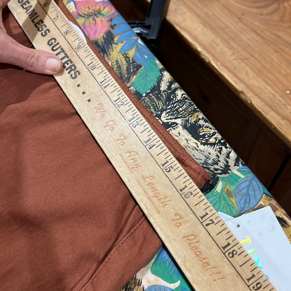 NWT Tinseltown Trendy Fall Rust Plus Size High Rise Flared Leg Jeans Stretch - Picture 4 of 6